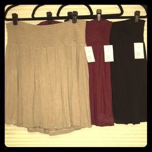 Comfy, stretchy skirts